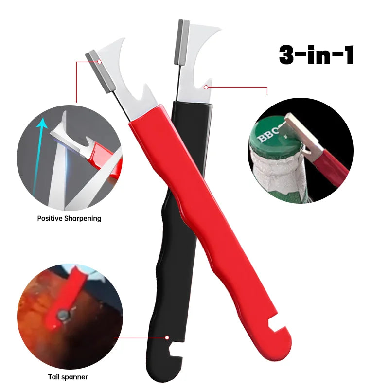 Knife Sharpener Wrench Bottle Opener 1 Multifunctional Scissors Zpaxo