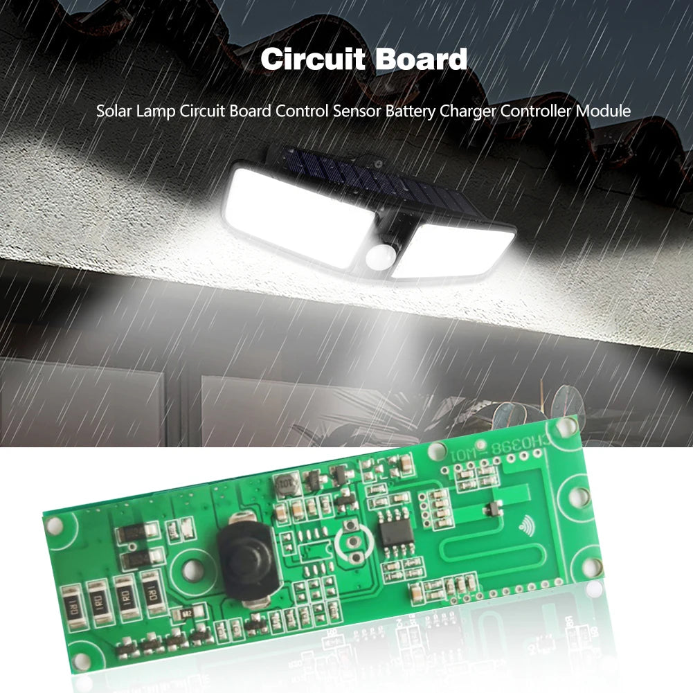3 2V 7V Radar Induction Solar Wall Light PCB Lamp Control Board Zpaxo
