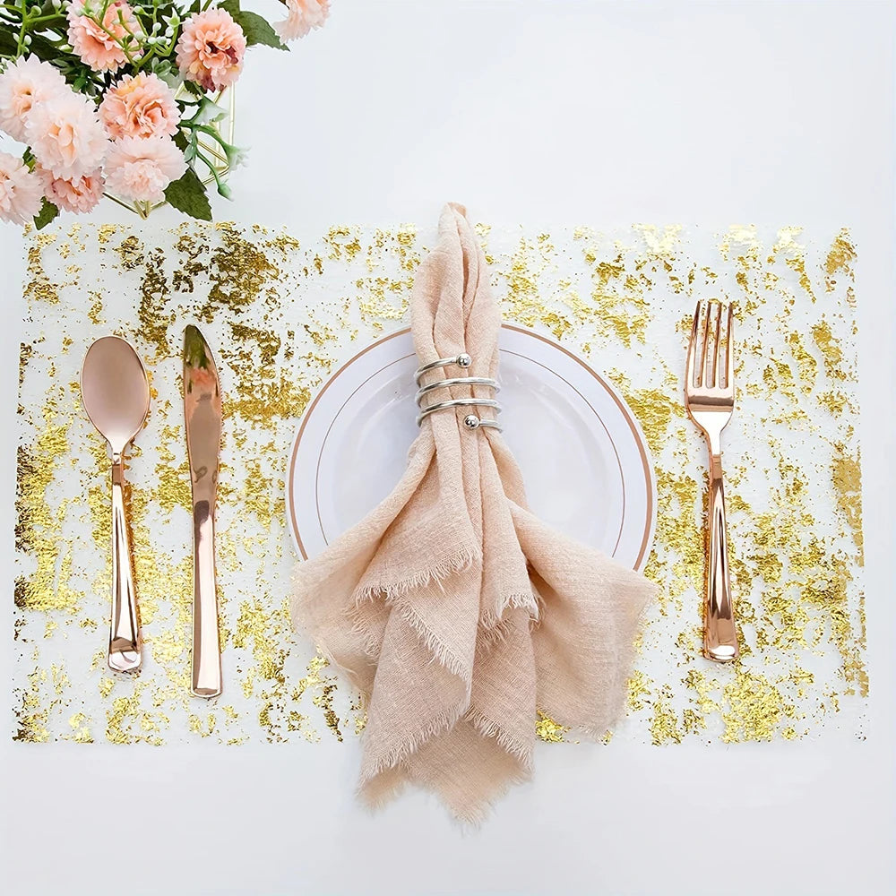 Gold Table Runner Metallic Glitter Cloths Roll Rectangle Birthday Zpaxo