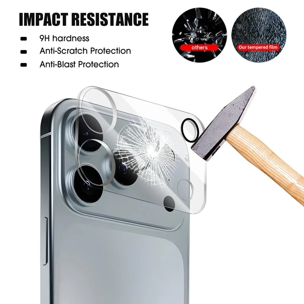3D Camera Lens Back Glass Protector Apple Iphone 17 Max Tempered Zpaxo