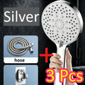 New Big Panel Shower Head 5 Modes High Pressure Rainfall Shower Handheld Overhead Shower Showerhead Bathroom Accessories Zpaxo Style C