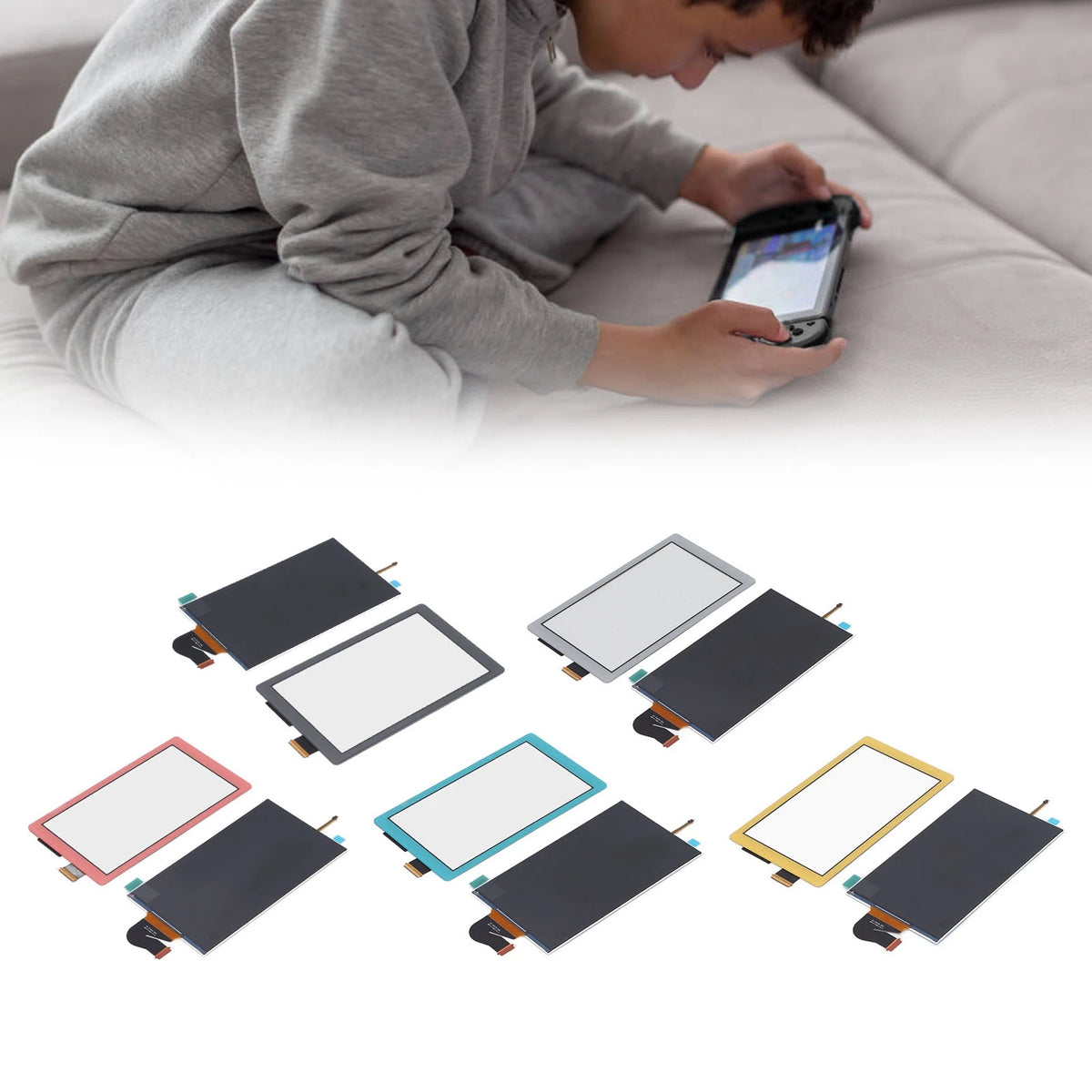 Replacement Screen Premium Material Perfect Easy Install LCD Display Zpaxo