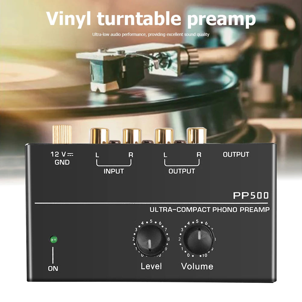 Mini Amplifier Audio Home Ultra-compact Phono Preamp Amp Preamplifier Zpaxo