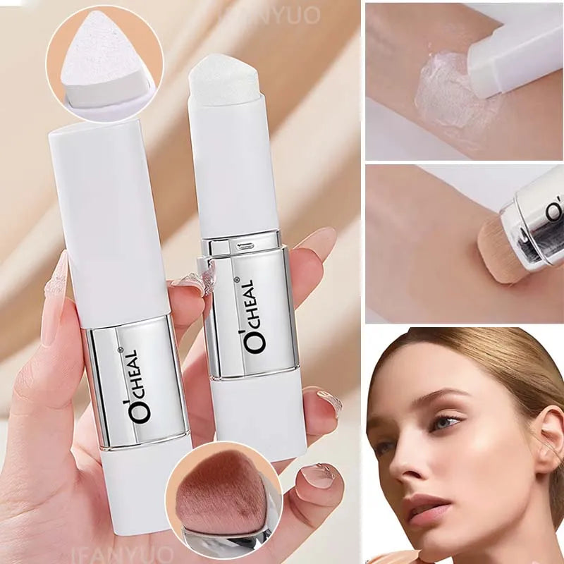 2-in-1 Temperature Changing Foundation Stick Facial Coverage Zpaxo