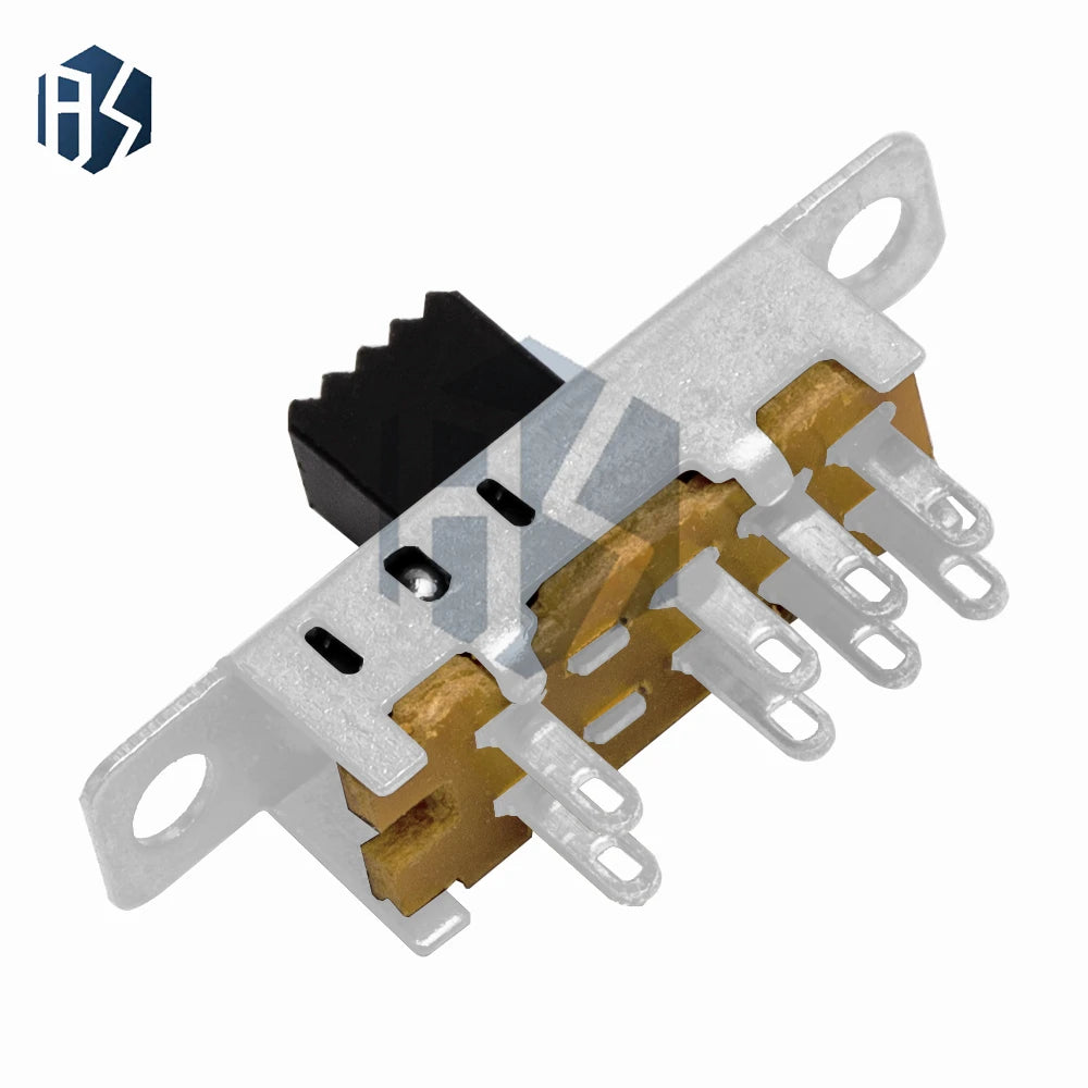10 SS23E04 Double Toggle Switch 8 Pins 3 Files 2P3T DP3T Handle Small Zpaxo