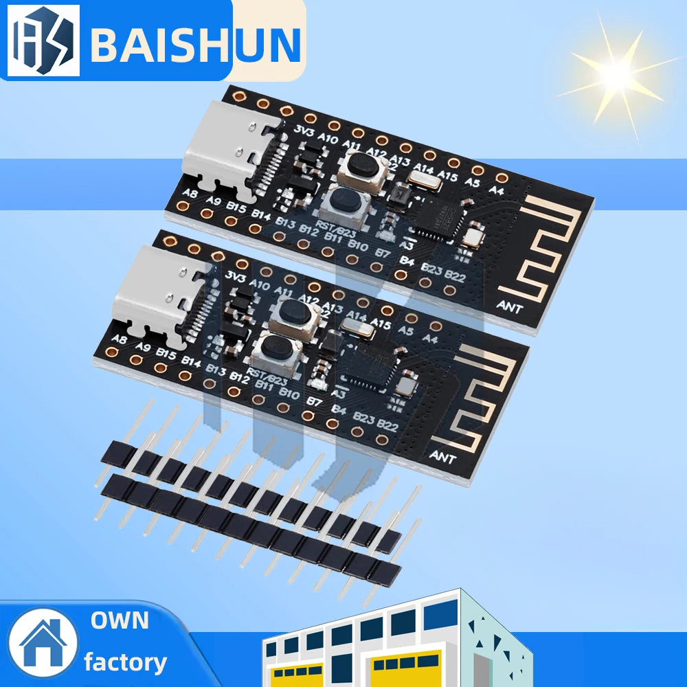 CH573F/CH582F BLE MCU Board (1PCS) - 60MHz, 18KB RAM, 32KB/448KB Flash ROM for IoT Applications Zpaxo