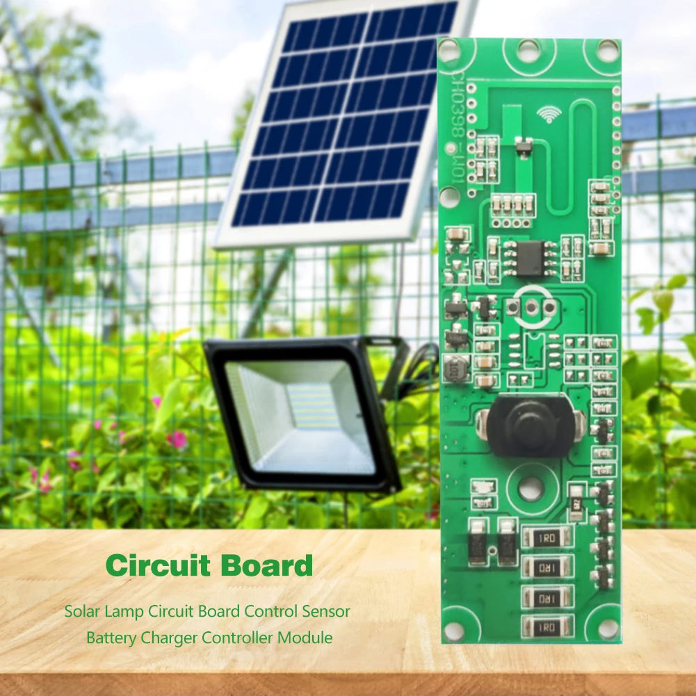 3 2V 7V Radar Induction Solar Wall Light PCB Lamp Control Board Zpaxo