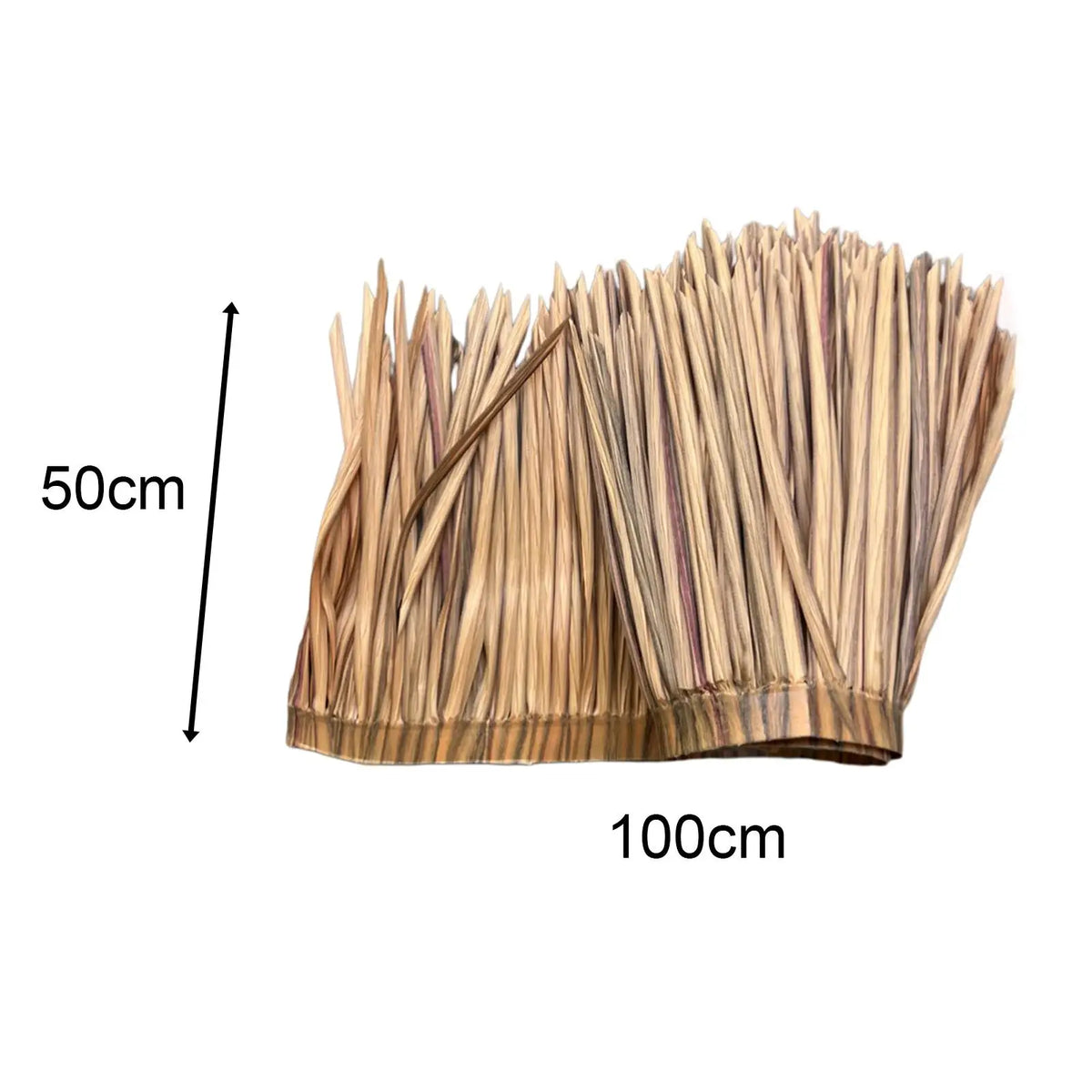 DIY Artificial Thatch Roll Durable Easily Install Versatile PE Zpaxo