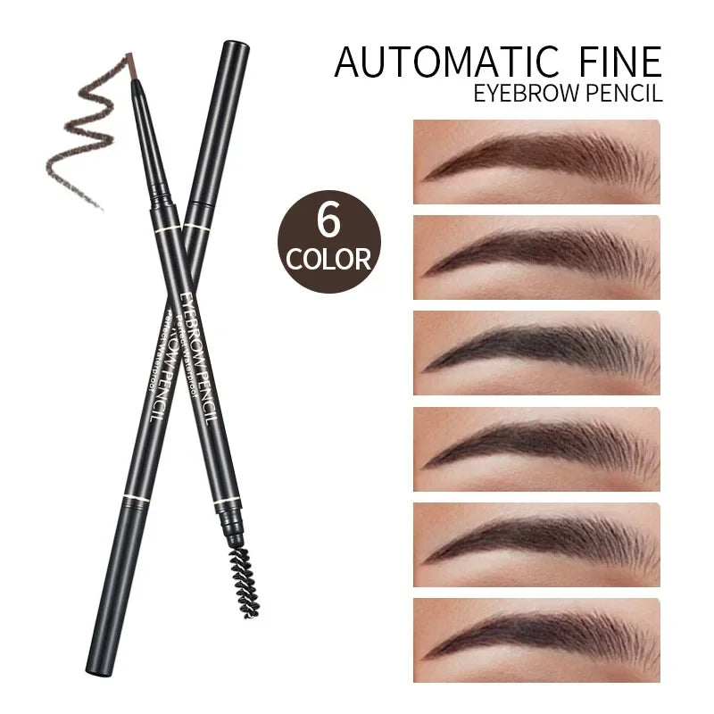 Fine Eyebrow Pencil Double Head Automatic Rotation One Line Zpaxo