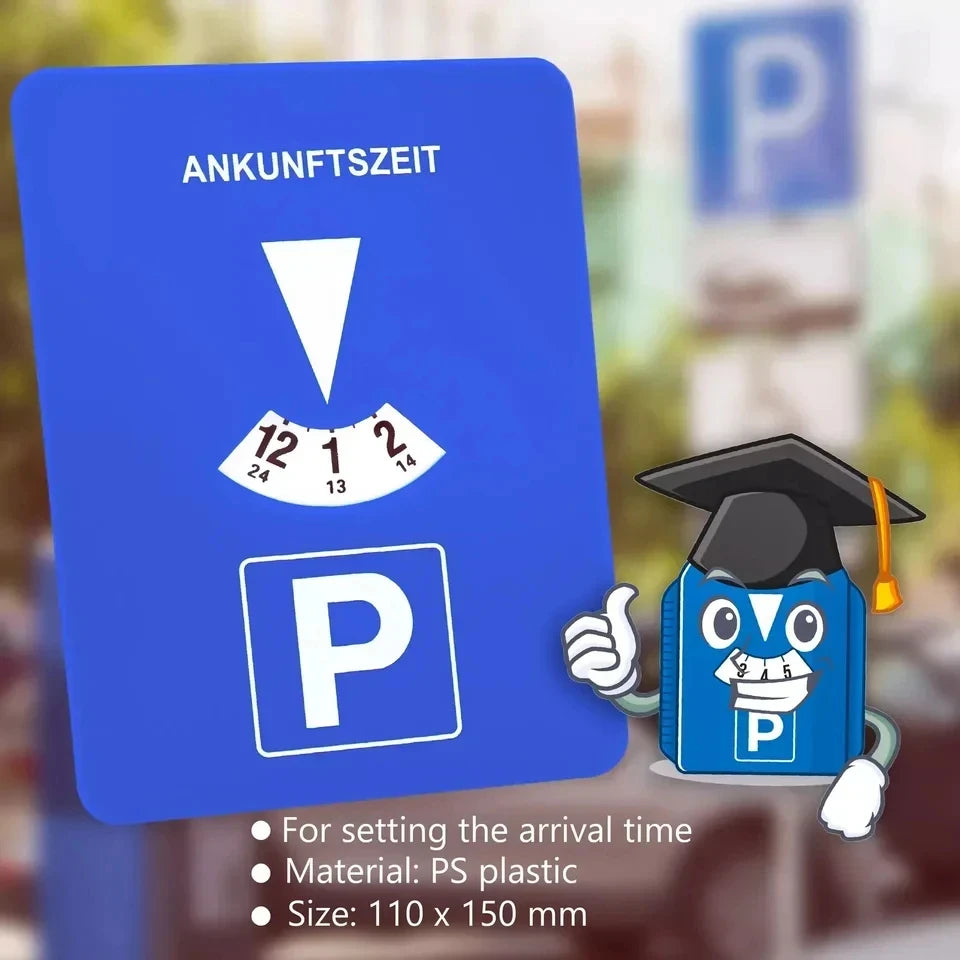Blauwe Digitale Parkeertimer Eenvoudig Te Gebruiken Draagbare Zpaxo