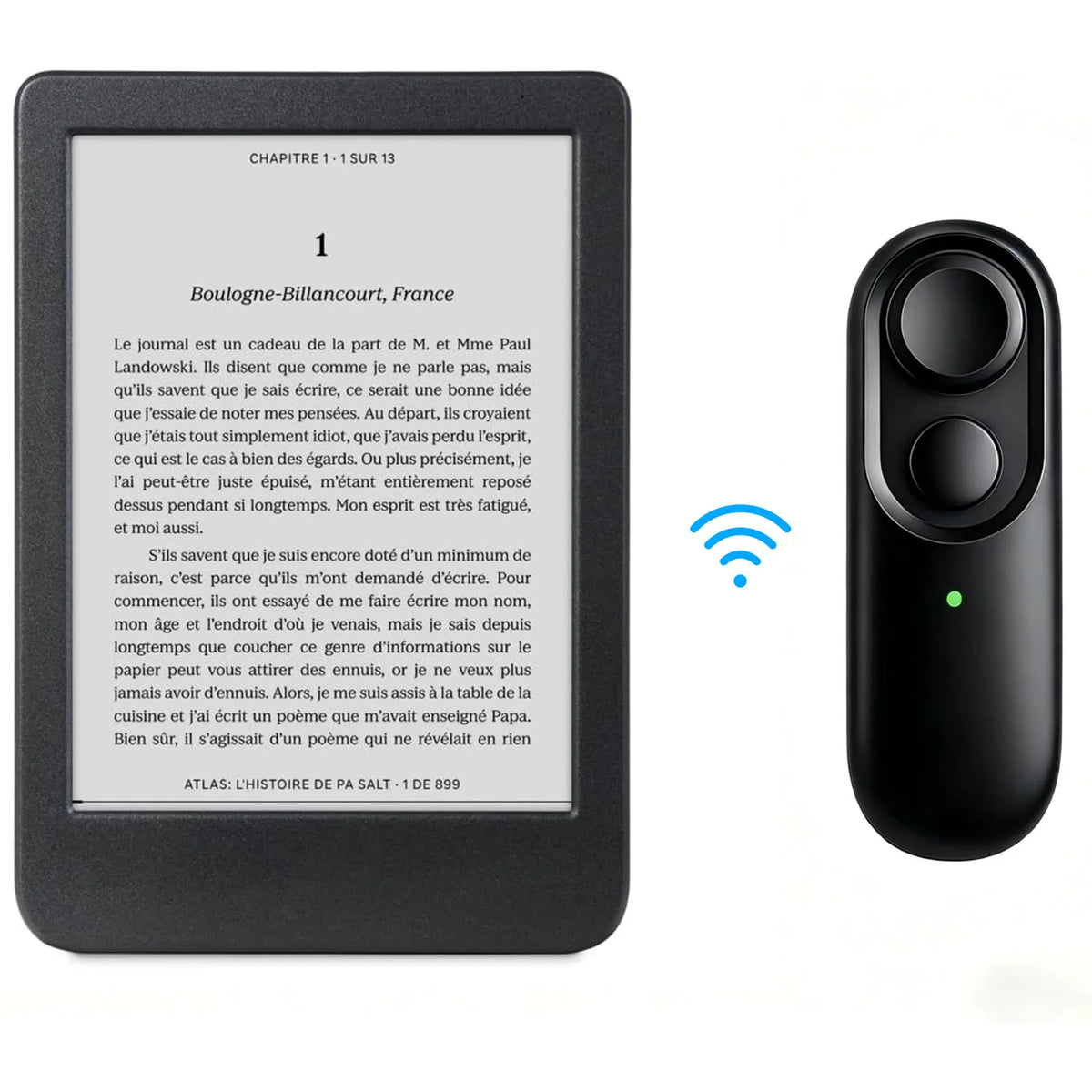 BT5 4 Remote Control Page Turner Rechargeable Reading Trigger Clicker Zpaxo
