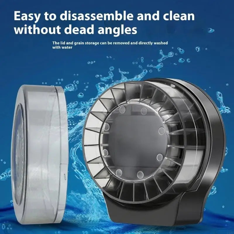 Fish Feeder Automatic Dispenser Timing Fishtank Use Zpaxo
