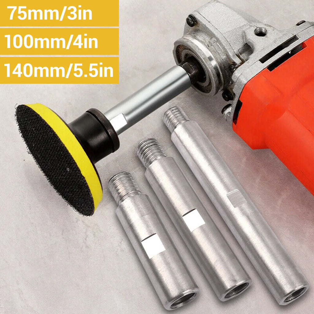 M14 Angle Grinder Extension Rod 75 100 Thread Adapter Polishing Pad Zpaxo Default Title