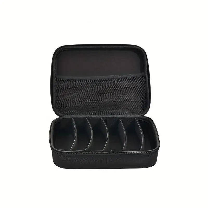 6 7 Compartment Adjustable Glasses Storage Box Portable Organizer Zpaxo A