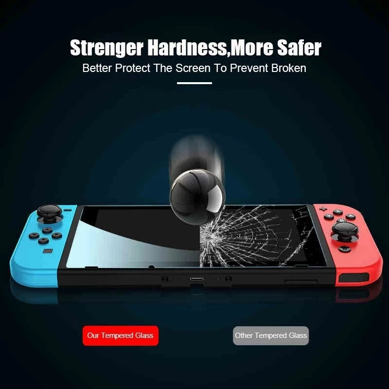 3PCS Tempered Glass Screen Protector For Nintendo Switch NS /OLED Screen Protector Film For Switch Lite Game Console Accessories Zpaxo