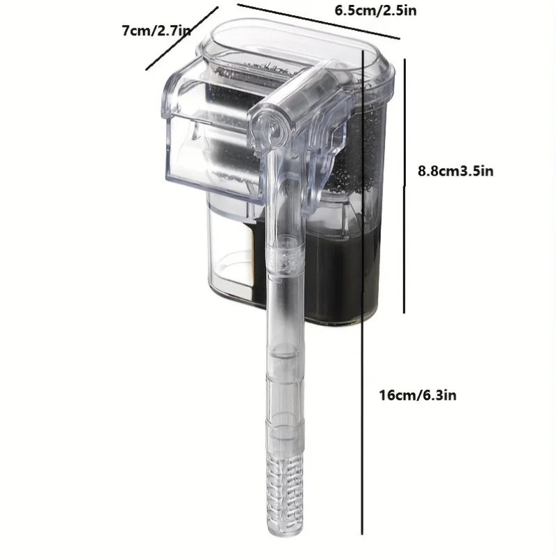 2 5W DC 5V Wall-hanging Filter Fish Tanks USB Plug Mini Aquarium Pump Zpaxo