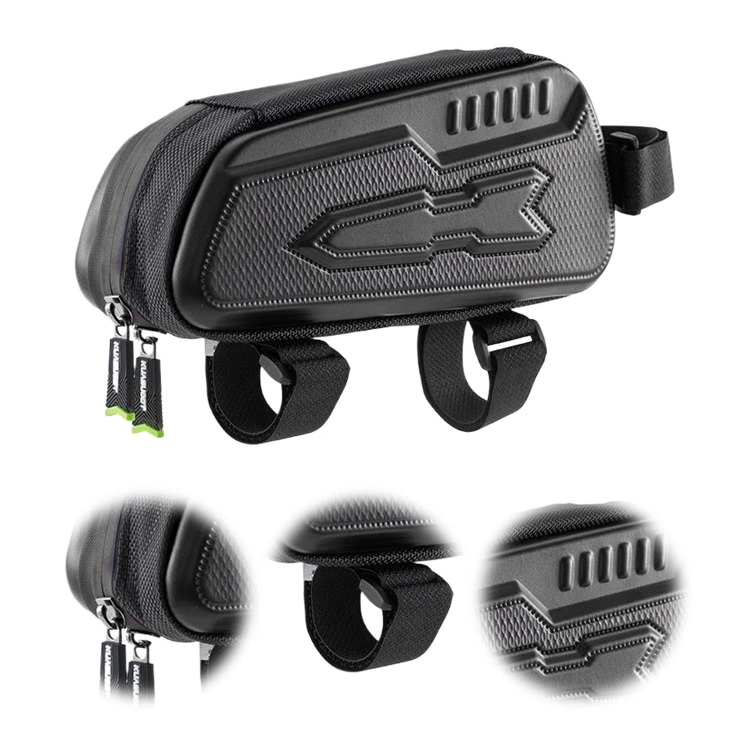 Bicycle Hard Shell Triangle Bag Anti-scratch Bike Front Handlebar Zpaxo