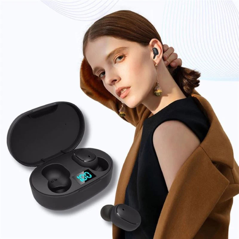 E6S TWS Earphone Wireless Bluetooth Headphones Touch Control Zpaxo