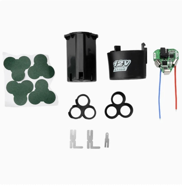 DC12V 18650 Shell Lithium Battery Protection Board Compatible 12v Zpaxo Green kit