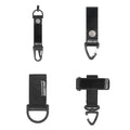 Nylon System Backpack Straps Lightweight Camping Strap Buckle Easy Zpaxo 4Pcs