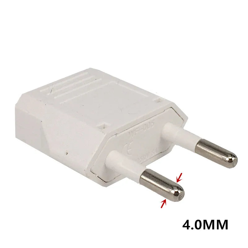 Universal EU Plug Adapter US to EU Plug Adapter CN to EU Travel Adapter Electric KR Euro Plug Converter Power Sockets AC Outlet Zpaxo