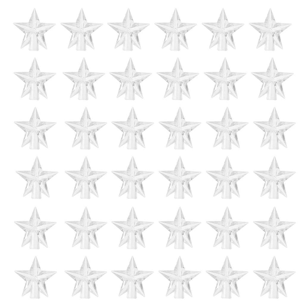 Star Shape Plastic Lamp Bulb Cover Simple Design String Light Zpaxo