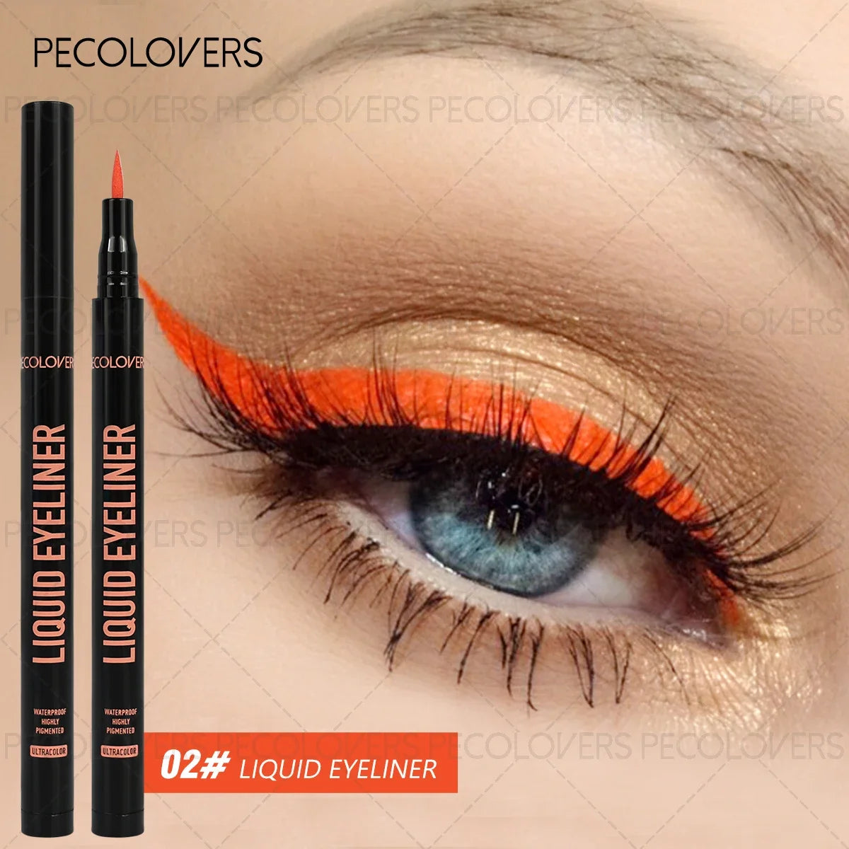 1PC Waterproof Liquid Eyeliner - No-Smudge, Long-Lasting Smooth Application, Rich In Colors, Creating A Charming Daily Makeup Zpaxo 02