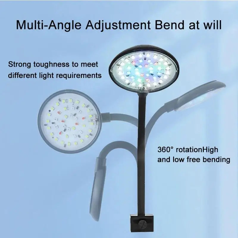 USB 5V Aquarium LED Lamp Fish Tank Light Decor Aquatic Plant Multiple Zpaxo