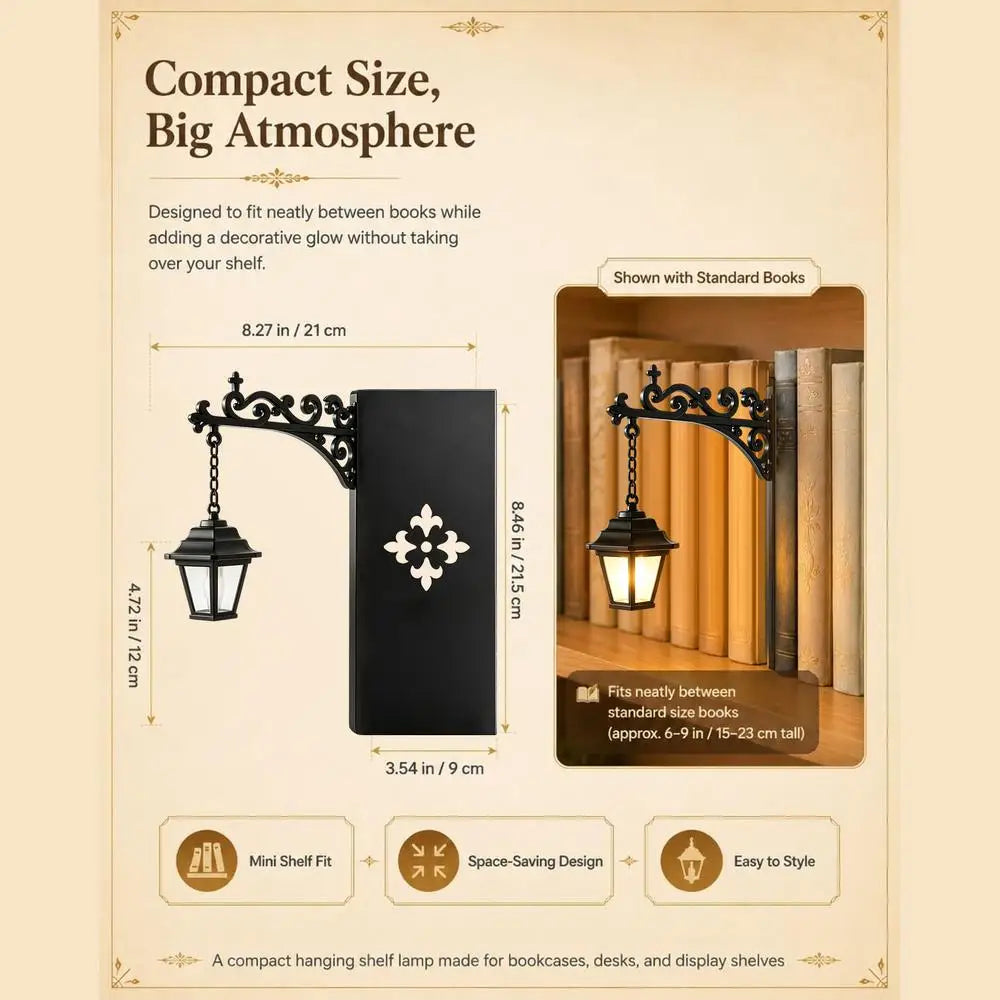 Library Lantern Bookshelf Lighting Decorative Reading Corner Lamp Zpaxo A China Mainland