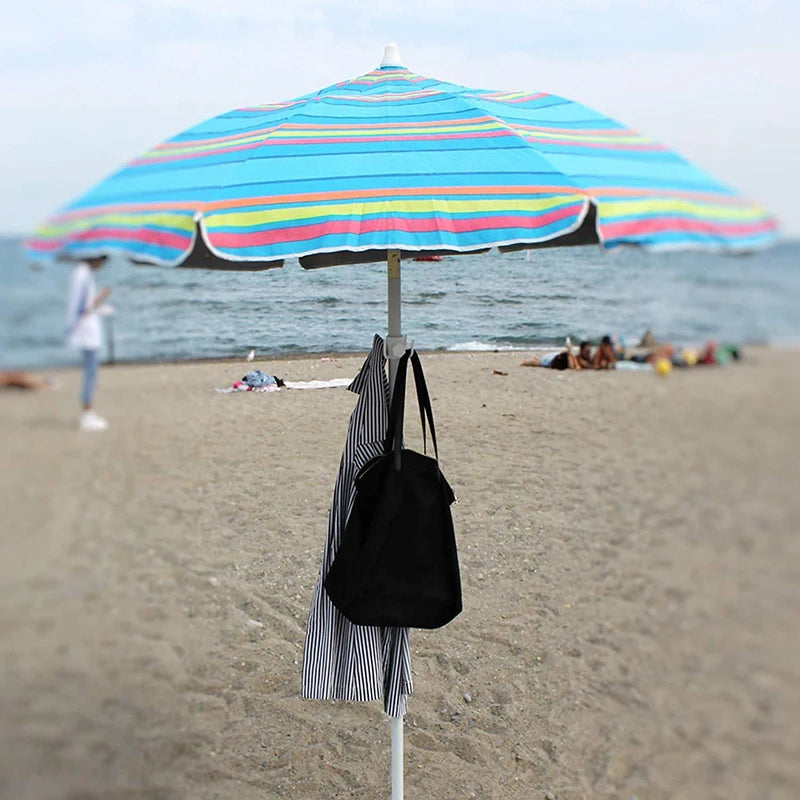 Portable Outdoor Beach Umbrella Hooks Hanger Versatile Space-saving Zpaxo
