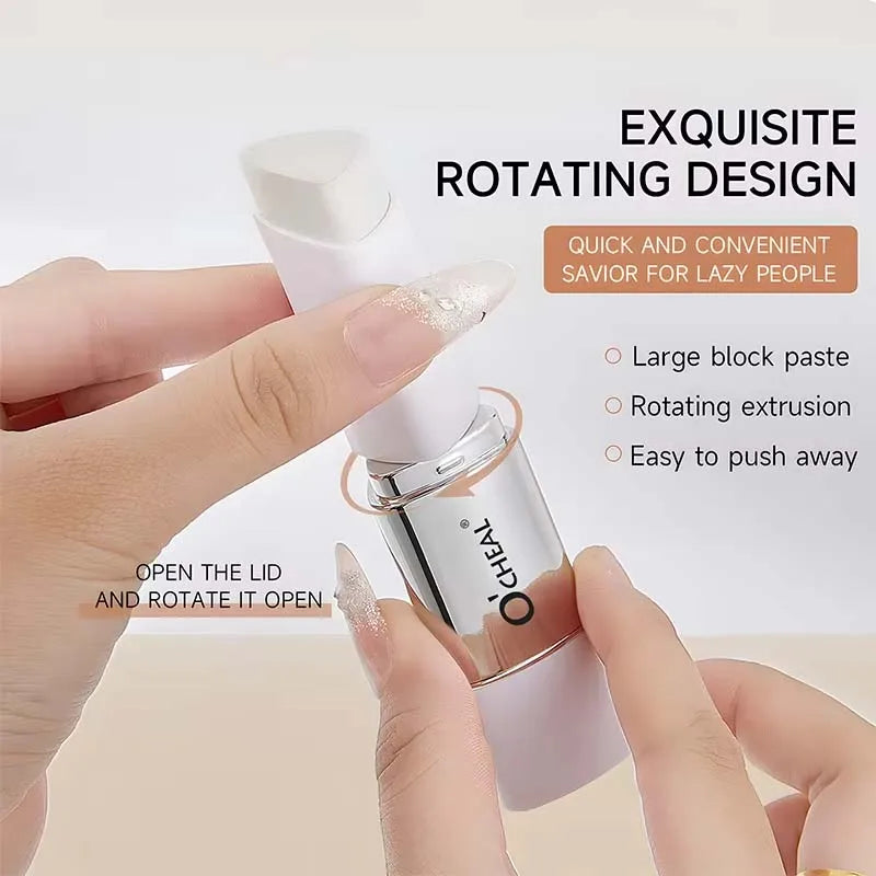 2-in-1 Temperature Changing Foundation Stick Face Concealer Coverage Pores Double-Headed Facial Matte Foundation Cream Makeup Zpaxo