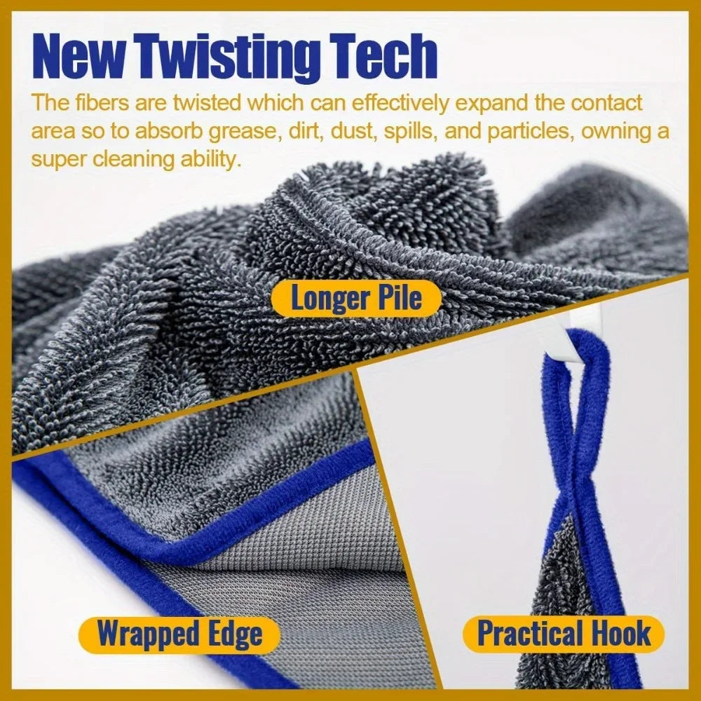 Large Practical Car Dry Wipes Ideal Choice Super-absorbent Soft Fluff Zpaxo