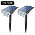 Solar Powered Tree Light Outdoor Dual-use Spotlight Landscape Zpaxo green