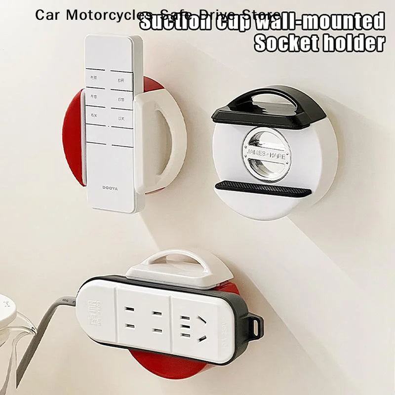 Multipurpose Suction Cup Wall Socket Holder Adjustable Reusable Zpaxo