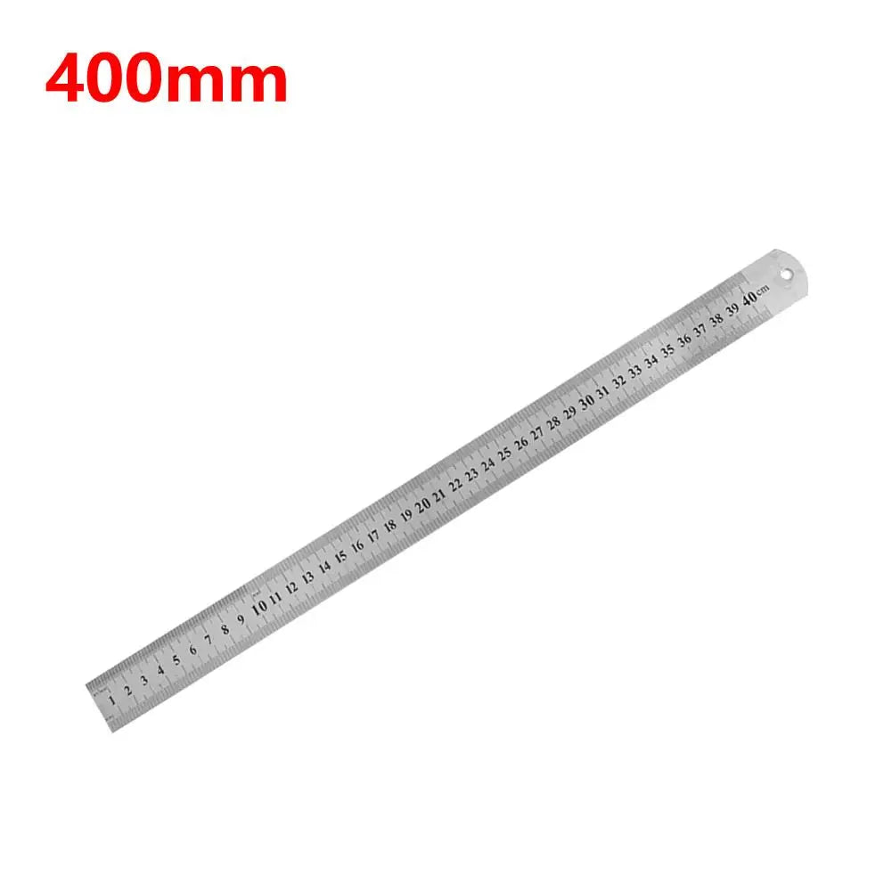 Straight Ruler Stainless Steel Stationery Drafting Supplies Precision Zpaxo 400mm