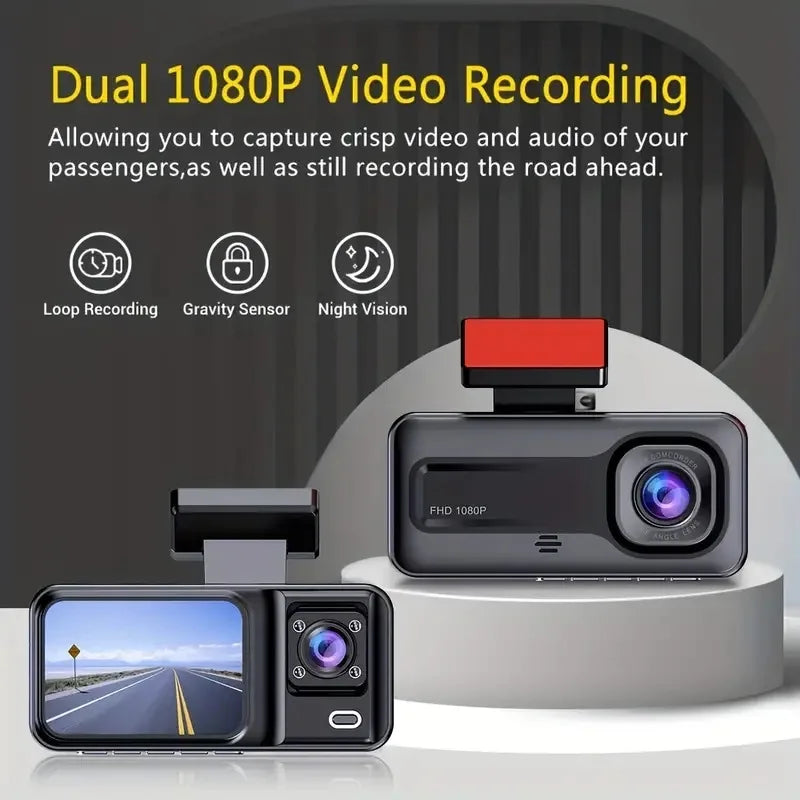 Car DVR HD Dash Camera Video Recorder Parking Monitoring Insede IR Zpaxo