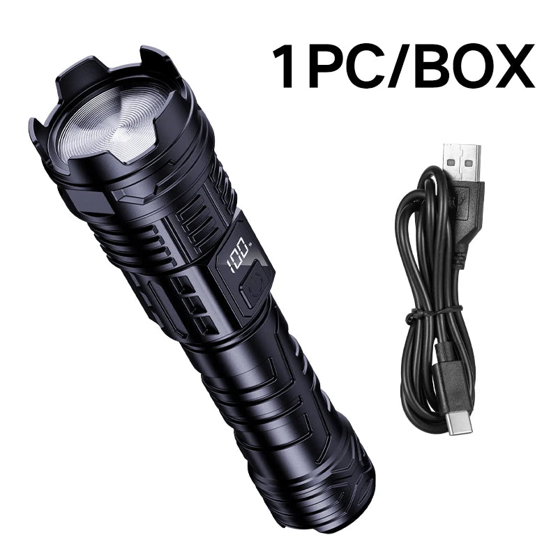 Long Range Strong Light Explosion Outdoor Telescopic Focusing Digital Zpaxo 1pc black