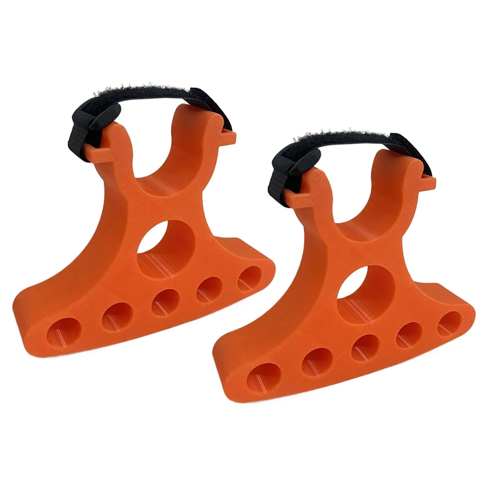 1 Pair Bicycle Repair Handle Bracket Clip- Stabilizer Inverted Zpaxo Orange