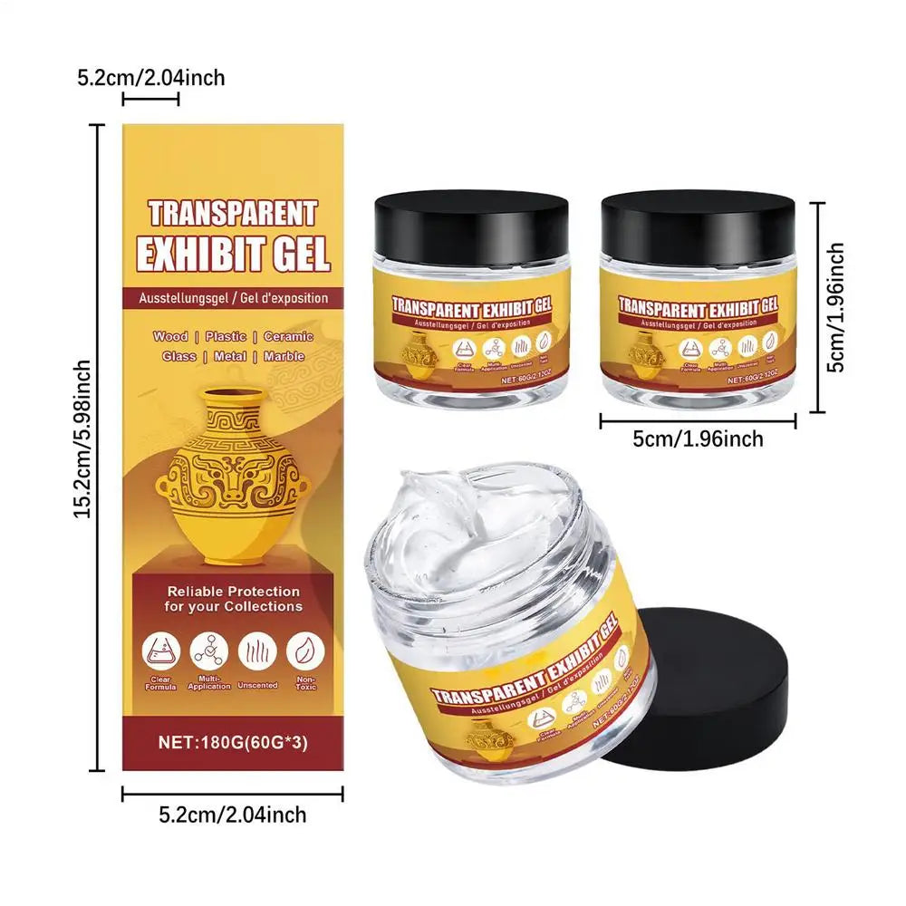 Transparent Museum Putty Gel Removable Adhesive Wall Decor Photos Zpaxo A
