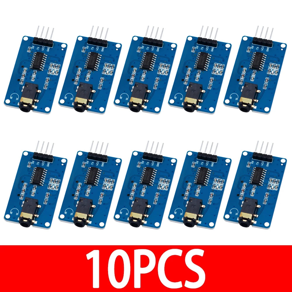 1PCS YX6300 YX5300 UART Control Serial Module MP3 Music Player Module For Arduino/AVR/ARM/PIC CF Zpaxo 10PCS