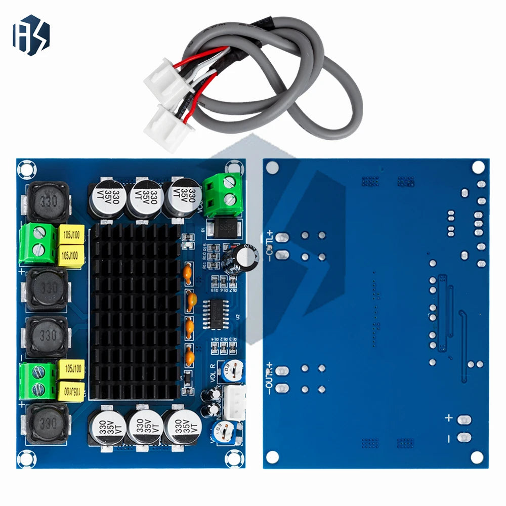 XH-M543 2x120W Dual Channel Audio Amplifier Module, Hi-Fi Stereo Digital Power Amp Zpaxo