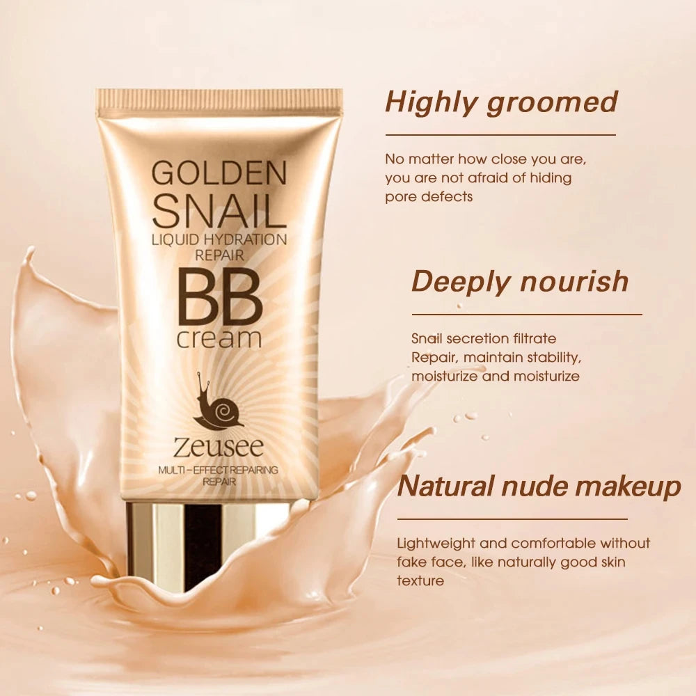 BB Cream Liquid Foundation Full Coverage Makeup Base Natural Zpaxo