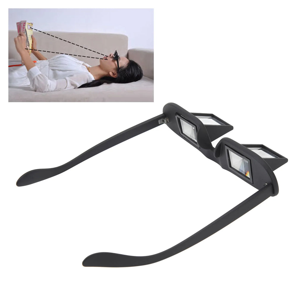 Bed Prism Glasses Neck Black Definition Compact Lazy ABS Optical Zpaxo