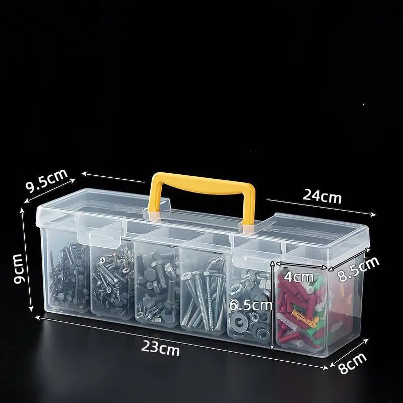 Handheld Tool Parts Storage Box Multi-compartment Organizer Sorting Zpaxo B