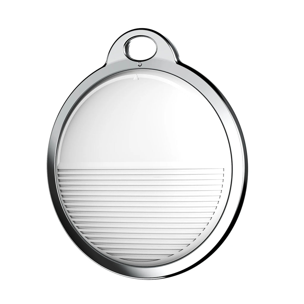 Mini GPS Tracker Apple Ios System Find My APP Air Tag Key Finder Bag Zpaxo 1PCS White