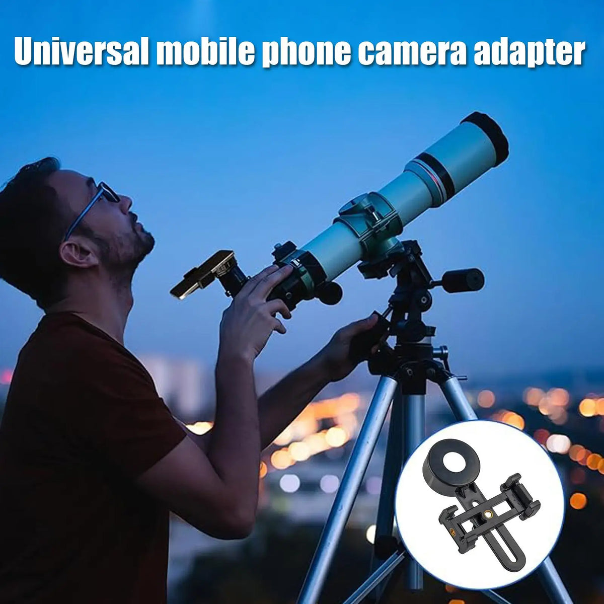 Universal Phone Adapter Mount Digiscoping Tripod Binoculars Zpaxo