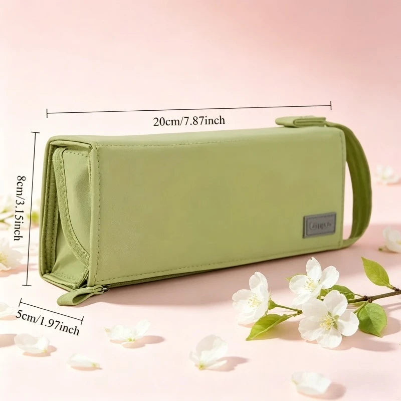 Mega Pencil Case 20+ Slots Mesh Pockets Rigid Non-bend Design 90 Zpaxo
