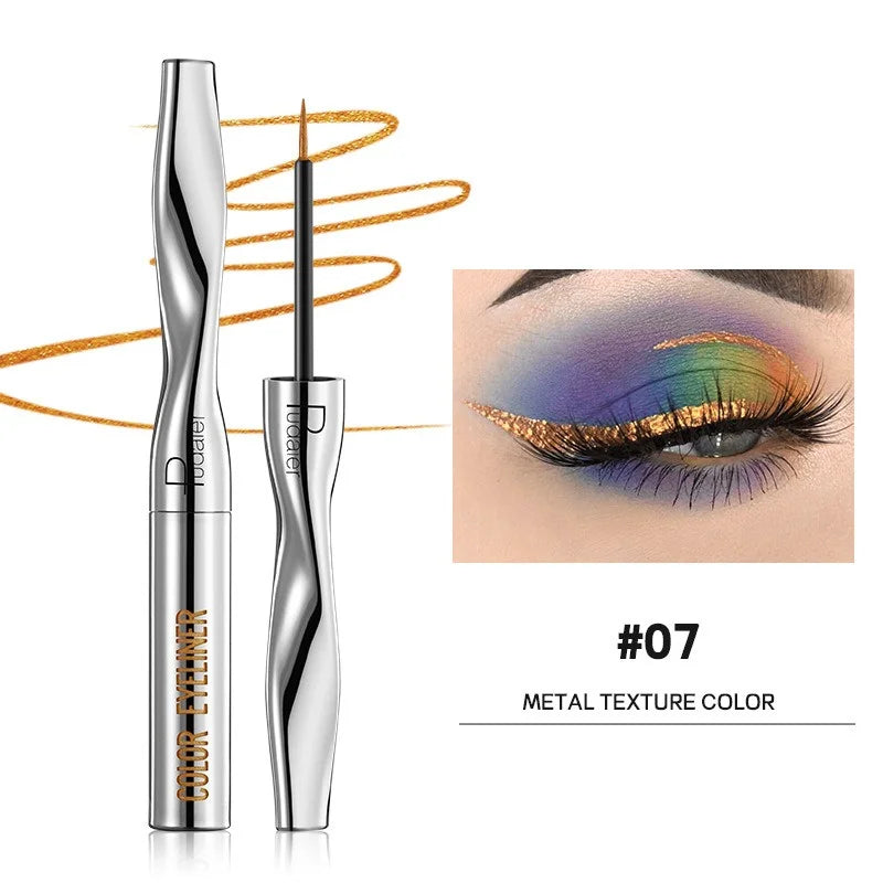 Waterproof Liquid Eyeliner Pen – 24 Colors, Matte & Pearl
