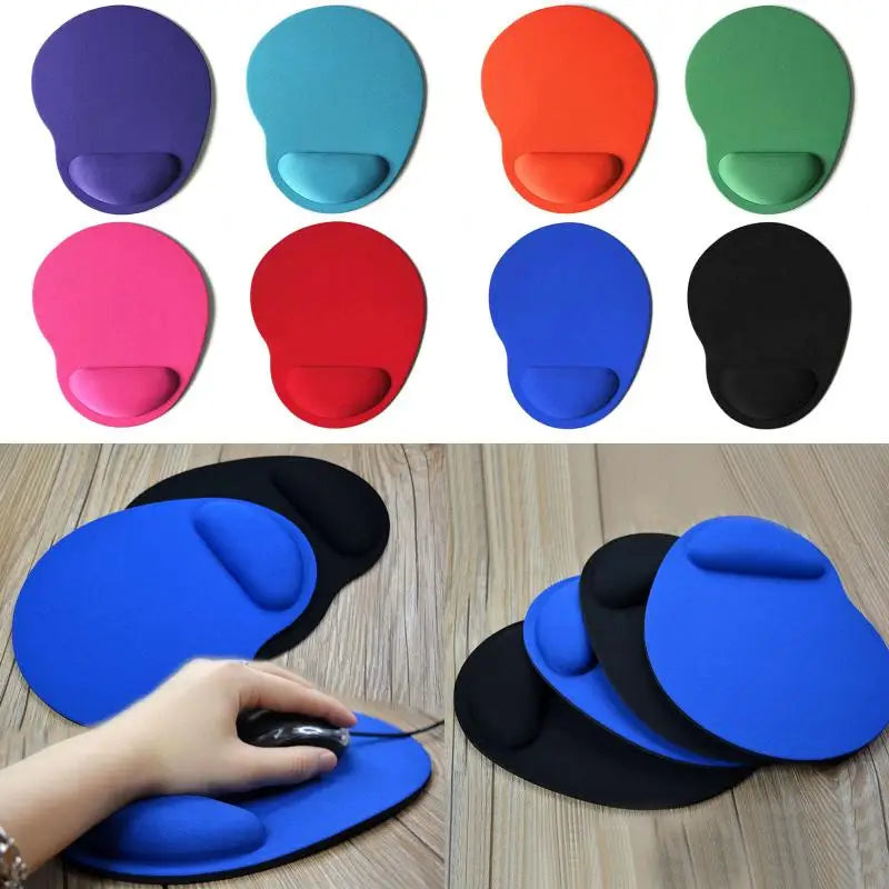 Solid Color Mice Mat Comfortable Mouse Pad Mouse Pad EVA Wristband Gaming Mousepad Gamer Mouse Pad With Wrist Rest For Laptops Zpaxo