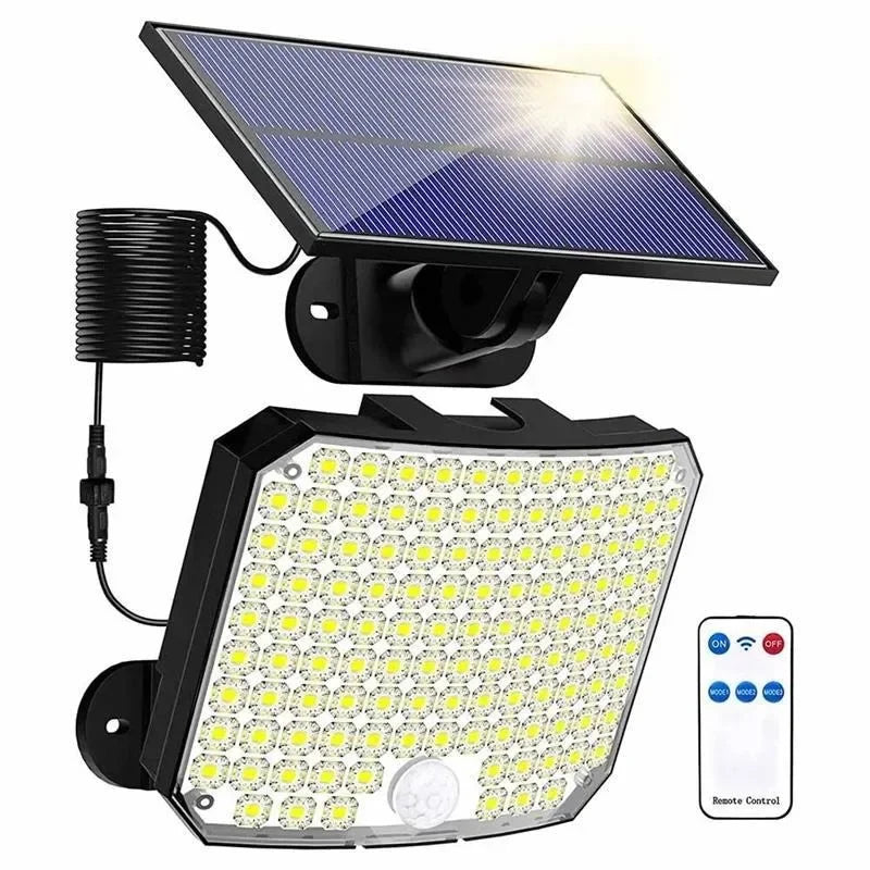 Solar Powered Light Motion Senso Waterproof 118LED Split Flood Wall Zpaxo 118Led China Mainland